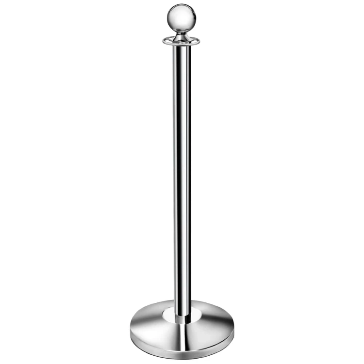 Słupek hotelowy ze stali nierdzewnej; O 310 mm; H 910 mm
