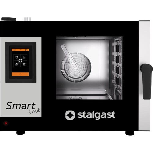 Piec konwekcyjno-parowy; STALGAST SmartCook; dotykowy; 5xGN1/1; P 7.75 kW