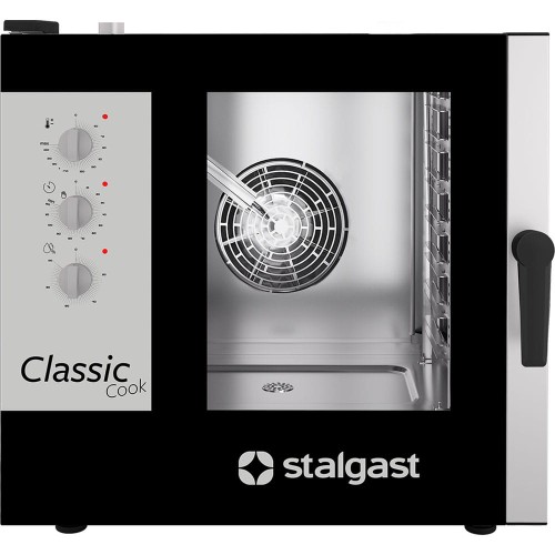 Piec konwekcyjno-parowy; STALGAST ClassicCook; manualny; 7xGN1/1; P 10.2 kW