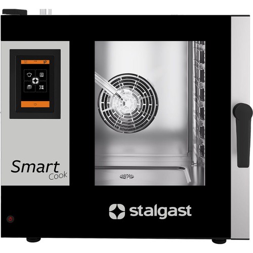 Piec konwekcyjno-parowy; STALGAST SmartCook; dotykowy; 7xGN1/1; P 10.2 kW