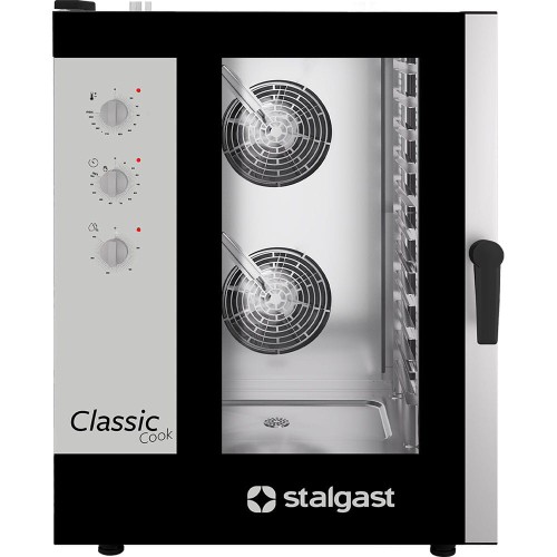 Piec konwekcyjno-parowy; STALGAST ClassicCook; manualny; 11xGN1/1; P 18.5 kW