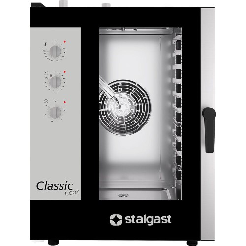 Piec konwekcyjno-parowy; STALGAST ClassicCook; manualny; gazowy; 11xGN1/1; P 20 kW