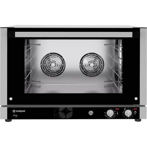 Piec konwekcyjny z nawilżaniem; STALGAST ShopCook; manualny; 4x600x400/4xGN 1/1; P 6.3 kW