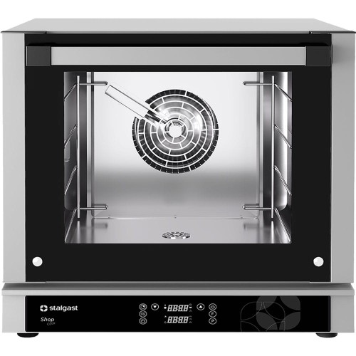 Piec konwekcyjny z nawilżaniem; STALGAST ShopCook; elektroniczny; 4x430x340/4xGN 2/3; P 3.2 kW