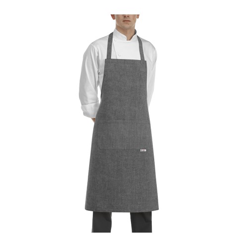 Fartuch kucharski długi GREY MIX - 2 szt.
