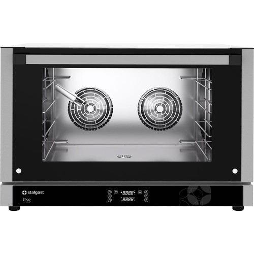 Piec konwekcyjny z nawilżaniem; STALGAST ShopCook; elektroniczny; 4x600x400/4xGN 1/1; P 6.3 kW
