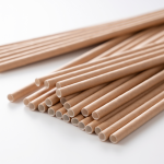 Słomki papierowe kraft opak. 100szt., ø6 mm, długość 20 cm