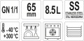 Pojemnik gastronomiczny ze stali nierdzewnej gn 1/1 65mm 8,5l