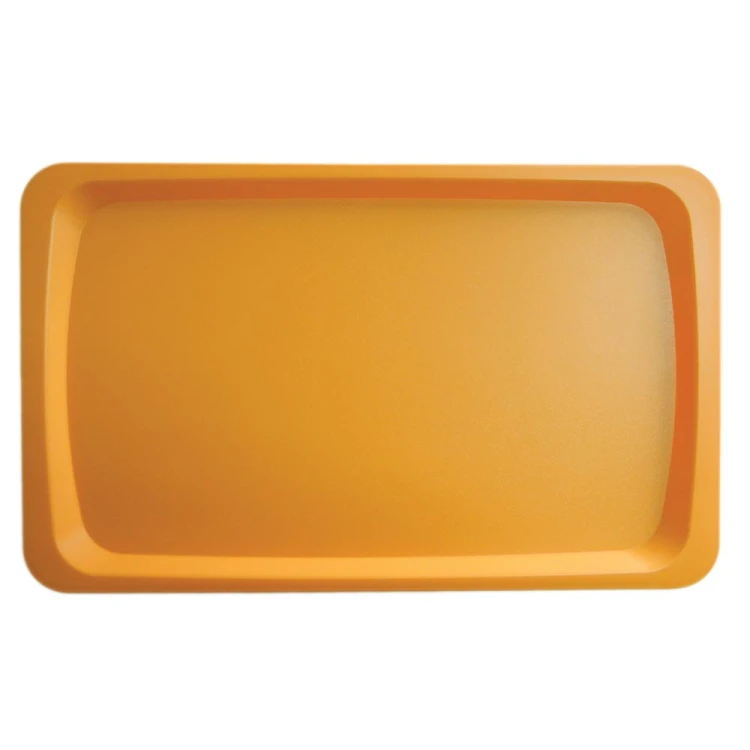 Taca prostokątna kelnerska pomarańczowa 53 x 32,5 cm GN 1/1