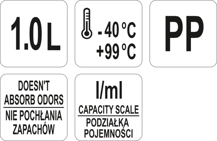 Dzbanek z miarką 1000ml