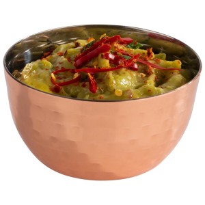 Miska ze stali nierdzewnej MUMBAI , miedziana,  0,15l