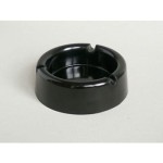 Popielniczka czarna ø10 cm