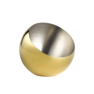 Miska bufetowa 0,8l, Ø  16 cm, złota, SPHERE