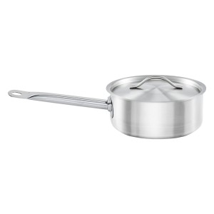 Rondel z pokrywką, stalowy, Basic, O 200 mm, V 2.2 l