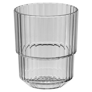 Szklanka nietłukąca LINEA 0,15l szara, TRITAN