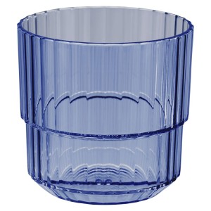 Szklanka nietłukąca LINEA 0,22l niebieska, TRITAN