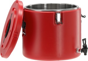 Termos Transportowy okrągły z kranem 30L