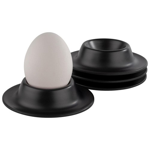 83849 Kieliszek pod jajka, kpl. 4 sztuki, czarny EGGY, APS