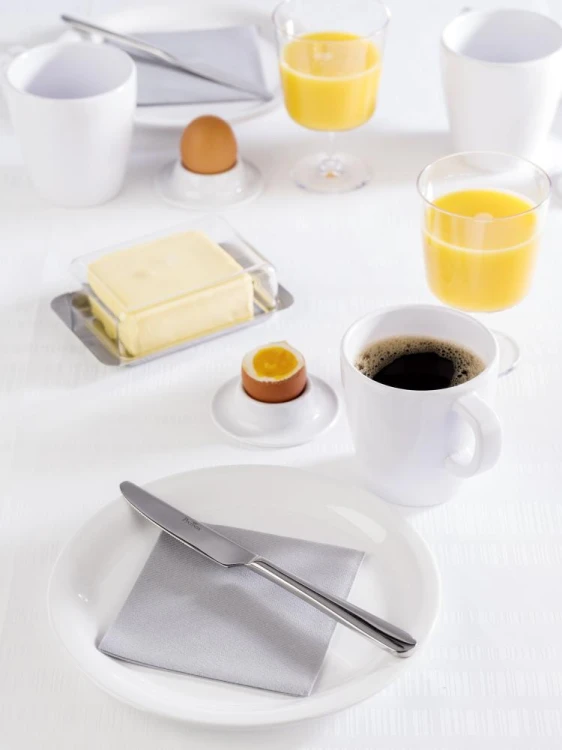 83848 Kieliszek pod jajka, kpl. 4 sztuki, biały EGGY, APS