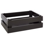 Skrzynka SUPERBOX GN 1/4 H10,5cm ciemne drewno