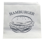 Torebka Fast Food Hamburger L, powlekane , 1000 szt., wielopak