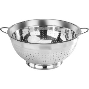 Cedzak, durszlak stojący z uchwytami, wysoki, O 320 mm