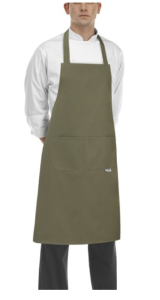 Fartuch kucharski długi Olive Green