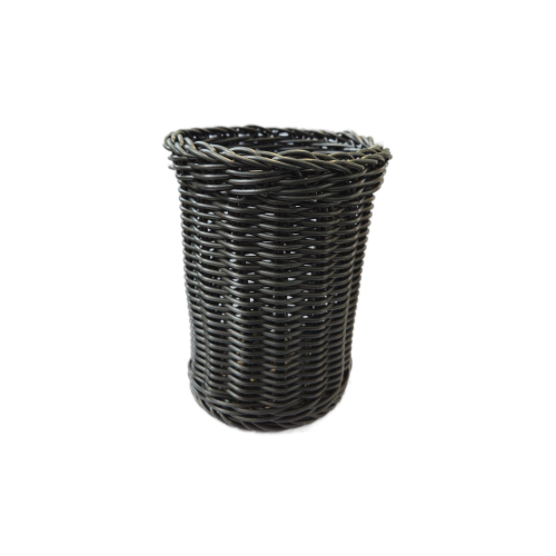 Koszyk na sztućce średnica 12 cm, wysokość 15 cm, kolor antracyt