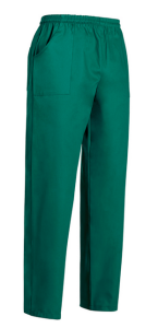 Spodnie kucharskie COULISSE POCKETS MEDICAL GREEN