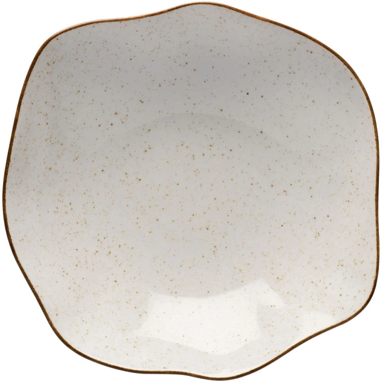 Talerz głęboki; kolor beżowy; Stone Age; O 230 mm