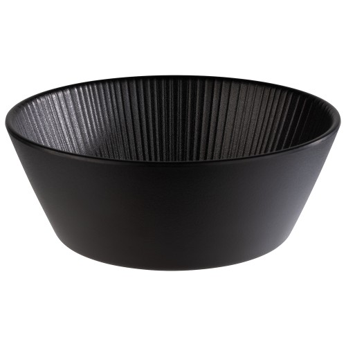 85273 Miska z melaminy, czarna 20,5 cm, NERO poj. 1,2l