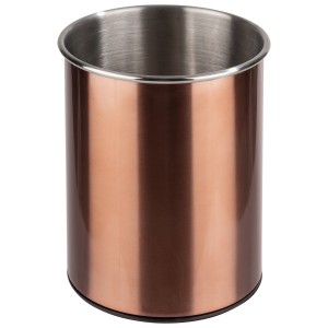 Pojemnik na sztućce, obrotowy Ø 13 cm, miedziany