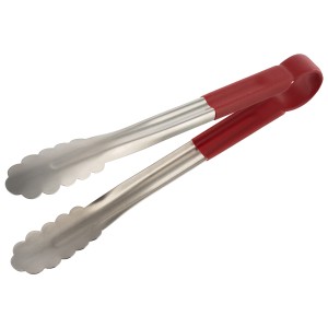 Szczypce uniwersalne, 30 cm, czerwone