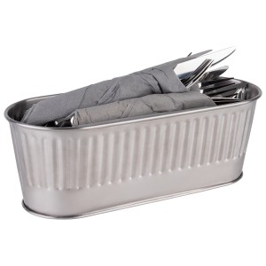 Pojemnik na sztućce 29,5 x 12 cm, inox