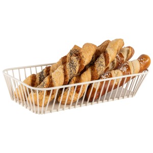 Koszyk bufetowy GN 1/3, metalowy, biały URBAN