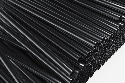 Rurki wielokrotnego użytku, krótkie, 15 cm, kolor czarny, opakowanie 500 sztuk