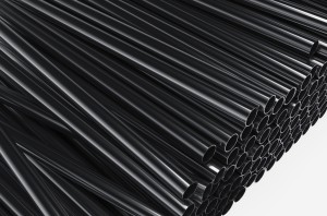 Rurki, słomki wielokrotnego użytku 240 mm, czarne, opak. 500 szt.