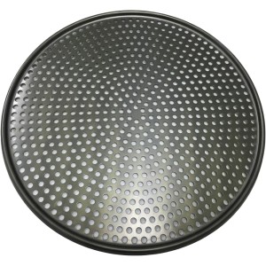 Blacha do pizzy, aluminiowa, anodowana, perforowana ø300 mm