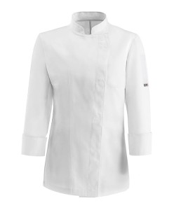 Bluza kucharska, damska, GIRL WHITE SORONA, biała