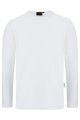 Koszulka męska, długi rękaw, biała
