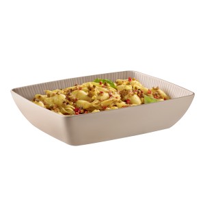 Miska z melaminy, beżowa, GN 1/2 NERO SAND