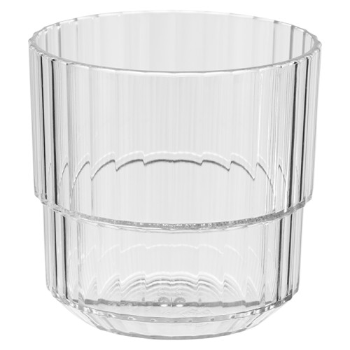 Szklanka nietłukąca LINEA, przeźroczysta, 0,22l 10561
