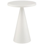 Lampa stołowa CONE 18 cm, biała