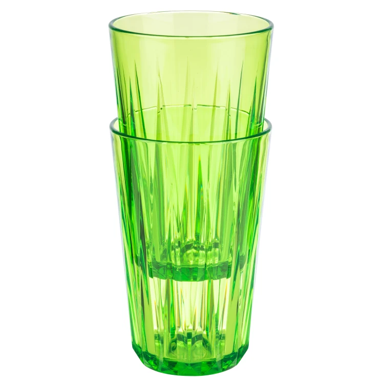 10535 Szklanka nietłukąca CRYSTAL, 300ml, zielona