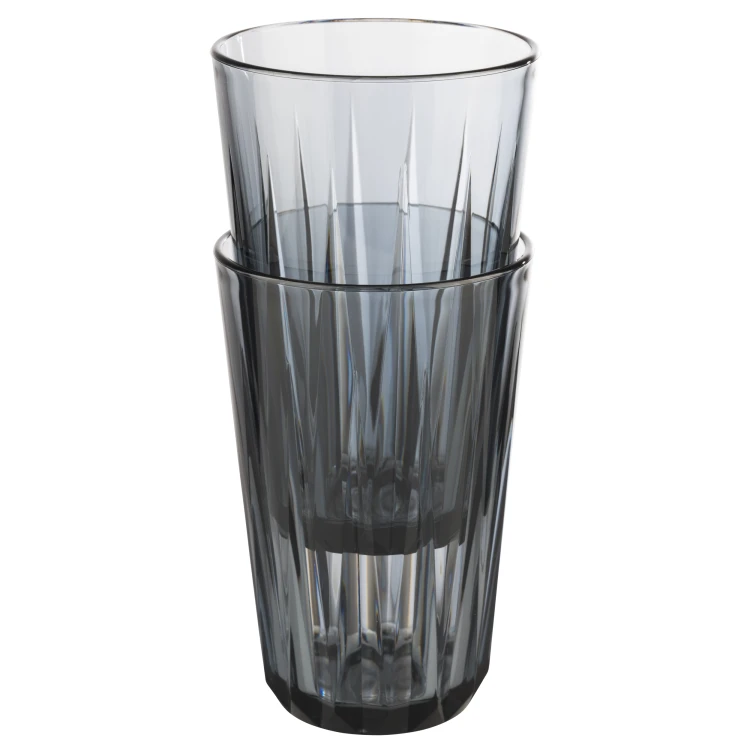 10526 Szklanka nietłukąca CRYSTAL, 0,3l, szara