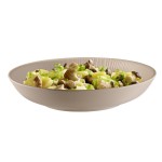 Miska z melaminy beżowa ø22,5 cm, NERO SAND