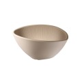 85409 Miska z melaminy beżowa 19x16,5 cm, V0,5l NERO SAND