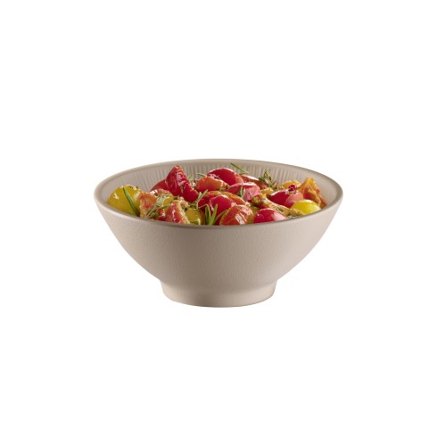 85411 Miska z melaminy beżowa ø16 cm, V 0,5l  NERO SAND