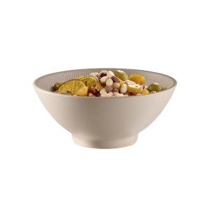 Miska z melaminy beżowa ø19 cm, V 0,9l  NERO SAND