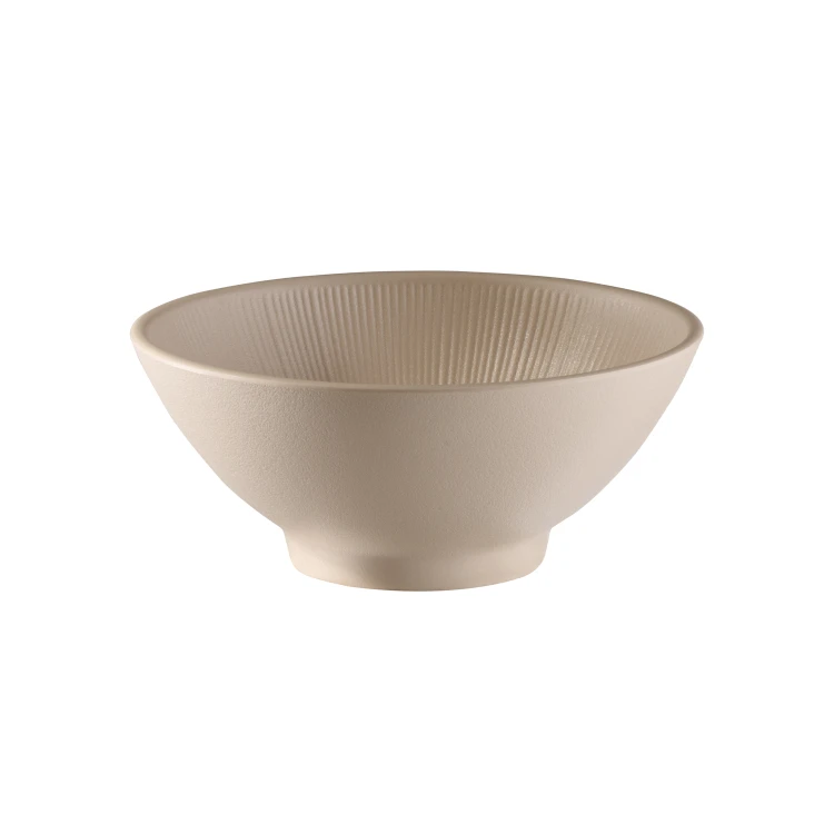 85412( Miska z melaminy beżowa ø19 cm, V 0,9l NERO SAND